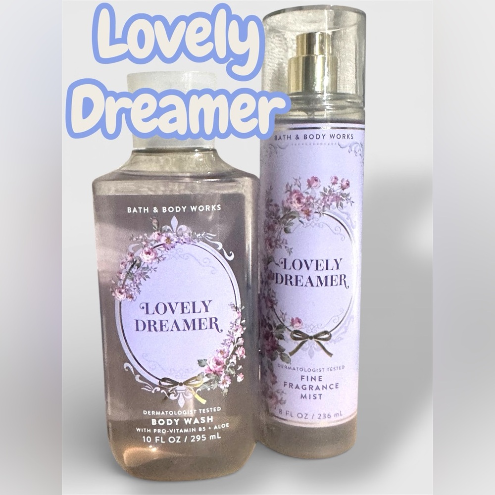 Bath & Body Works Lovely Dreamer Body Wash and Fine Fragrance Mist. Brand new.
